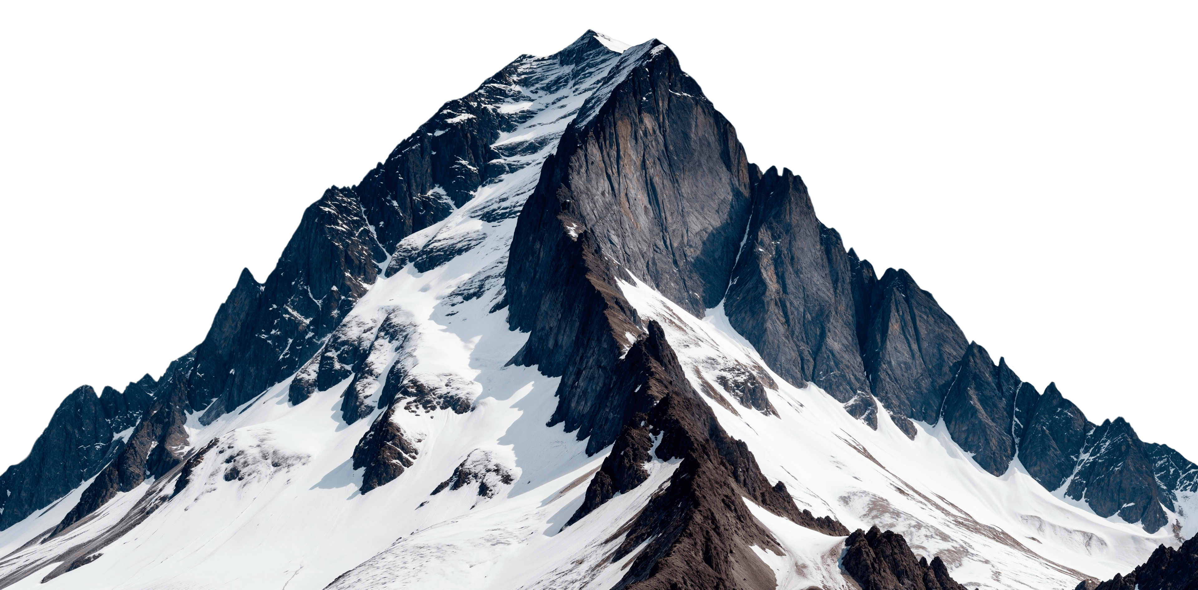 Snow-covered mountain